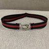 Black red black stripes