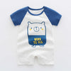 Blue cute bear / 66 pure cotton