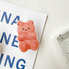 Transparent bracket-little chubby bear series-handshake bare bears
