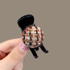 P767 large beads brown check