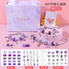 Purple diy bracelet set (gift box)
