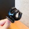 2# glossy black large size about 5cm