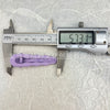 Cloud matte barrette purple