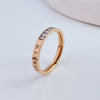 Roman baguette rose gold / us size 6