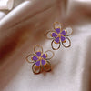 Purple blue [925 silver needle]