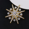 Golden diamond eight-pointed star