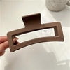 Frosted square coffee color-13cm