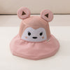 Little monkey bear pink / 3-8 years old (hat circumference 50-54cm) + windproof rope
