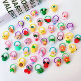 Children's thumb hair ring baby tie hair small rubber band little girl elastic big does not hurt hair head rope thumb hair ring female