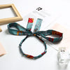 F5#knotted ribbon green chain
