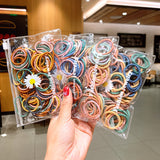 Children's rubber band girl does not hurt hair, good elasticity, baby's hair ring, rubber band head rope, high-quality Korean hair accessories for women