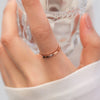 5-b-1 a diamond rose gold 2mm (fading package return) / number 5