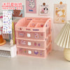 8# pink four-layer rabbit handle (send stickers)