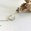 A pair of s925 silver needle silver stud earrings
