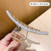 77#transparent extended hair clip (separate opp bag packaging)