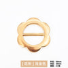 [flower shape] light gold