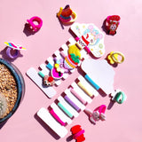 Baby hair ring children's head rope braiding does not hurt hair towel ring hair ring female rubber band hair rope super durable wholesale