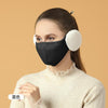 (ears plus fleece) - dark night black
