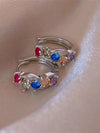 Color earrings 268