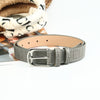 Silver buckle gray