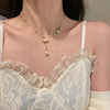 Bluebell pearl necklace