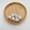 Solid color luminous hanging beads white
