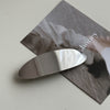 Shiny spring clip - silver