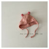 Double ball earmuffs pink / plus fleece children 44-48