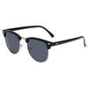 Black and silver frame gray film