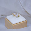 Butterfly zircon ring
