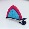 Cat ears hair clip [rose red]