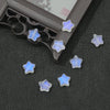 Matte imported white ab / 8mm hole diameter about 1mm 10 pcs/pack