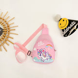 Children's Chest Bag New Cartoon Anime Messenger Bag Sweet Girl Going Out Leisure Baby Cute Coin Purse Foreign Trade