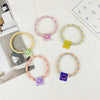 Smiley face cloth label mixed color delivery (five colors average)