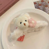 Plush claw white bear