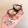 Bow knot hair rope 5 colors uniform hair