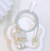 Flower (charging head protective cover*1+data cable clip*2+1.4m data cable protection rope*1+storage buckle*1)