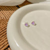 Purple aurora white edge love