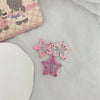 Polka dot star bb clip [purple pink]