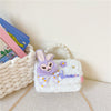 Purple rabbit white