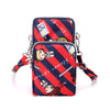 Red and blue crossbody