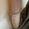Transparent bear bracelet