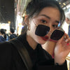 Gold frame black gray