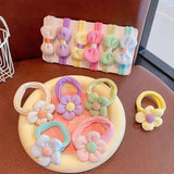 Baby does not hurt hair rubber band little girl head rope high elastic durable girl braided hair rope children's hair rope hair ring