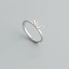 Silver rabbit ring / one size fits all
