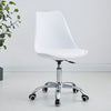 Tulip swivel chair - white