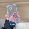 Diamond edge diamond pattern [touyuanfeng blue] / iphone12