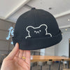 Positive bear melon skin hat black / 1 to 3 years old 47 to 50 cm
