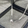 Diamond pentacle necklace