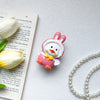 White bracket - three-dimensional red duck